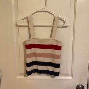 ✨2/$10✨ Striped Sweater Tank
